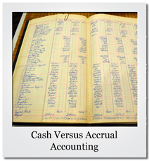 Cash versus Accrual Accounting